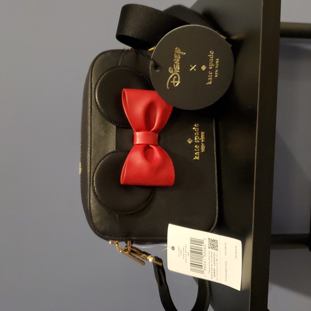 Kate Spade ♠️ ❤🤍🖤 Minnie Mouse Camera Bag -  NWT ❤️‍🔥 - Picture 6 of 8